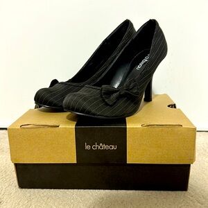 LE CHATEAU BLACK B801 HEELS